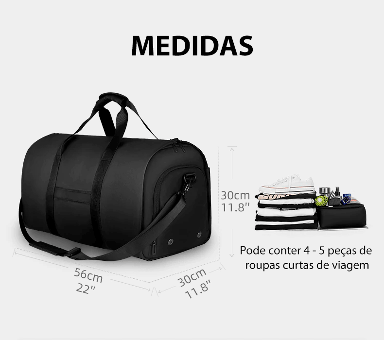 Mala estática que não amassa roupas - Rede Canan