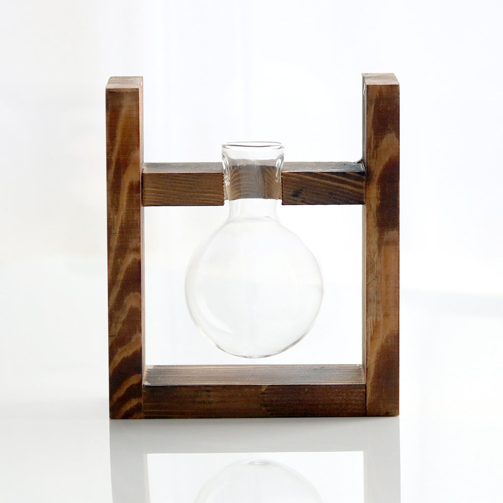 Vaso de vidro sofisticado para planta 3 Rede Canan
