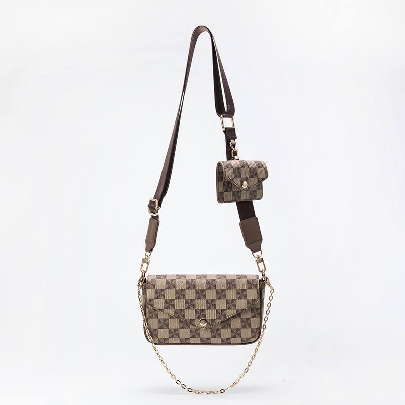 Bolsa feminina com porta-cartões coleção luxo Rede Canan
