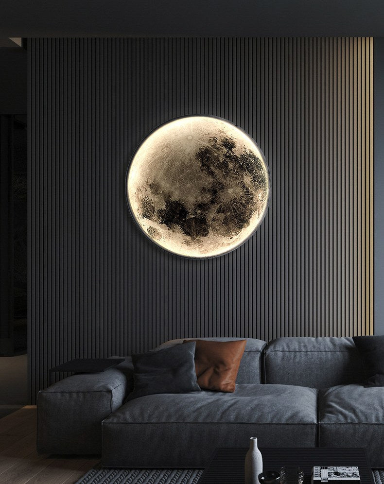 Luminária sofisticada de parede lua Rede Canan