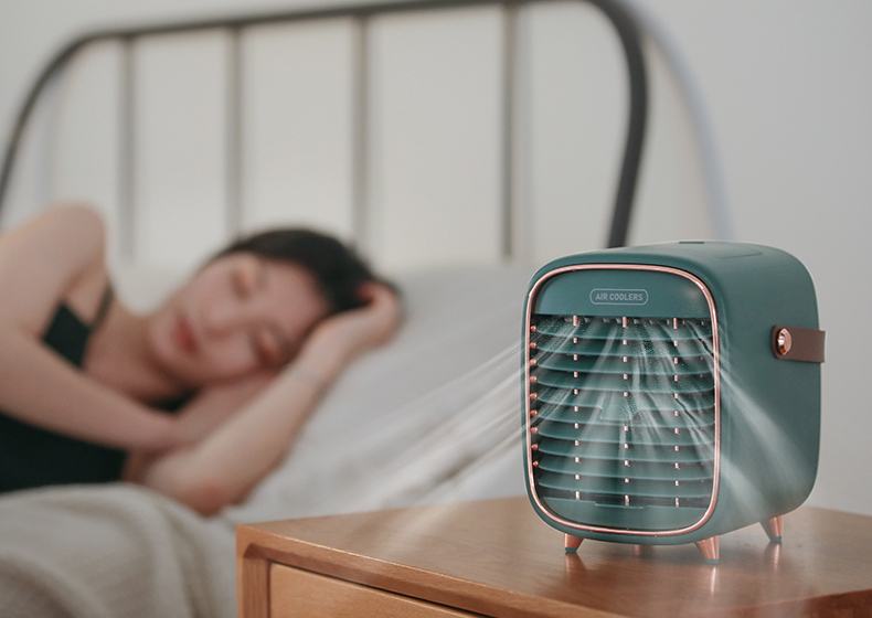 Mini refrigerador/ar condicionado/ventilador portátil com entrada USB Rede Canan