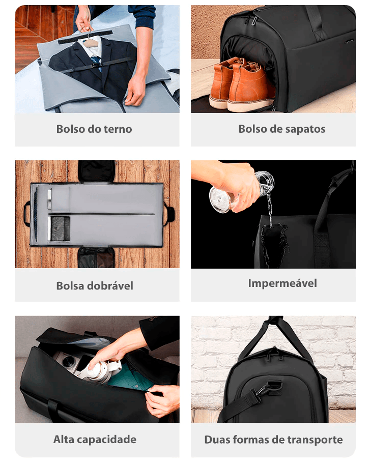 Mala estática que não amassa roupas - Rede Canan