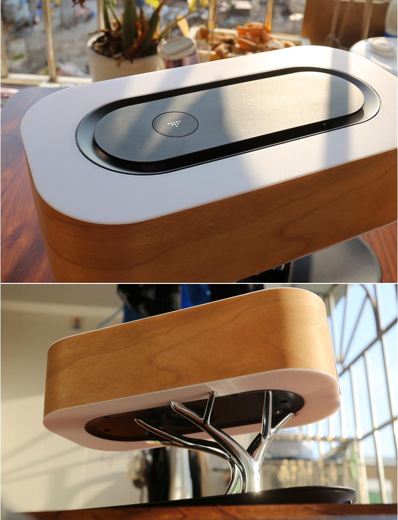 Luminária árvore multifunções – carregador sem fio e por indução acoplado para celular com bluetooth 4.0 Rede Canan