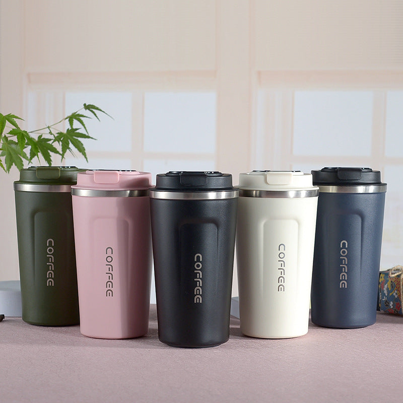Copo térmico inox inteligente com medidor de temperatura Rede Canan