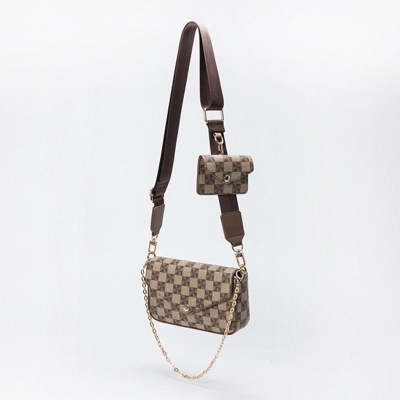 Bolsa feminina com porta-cartões coleção luxo Rede Canan