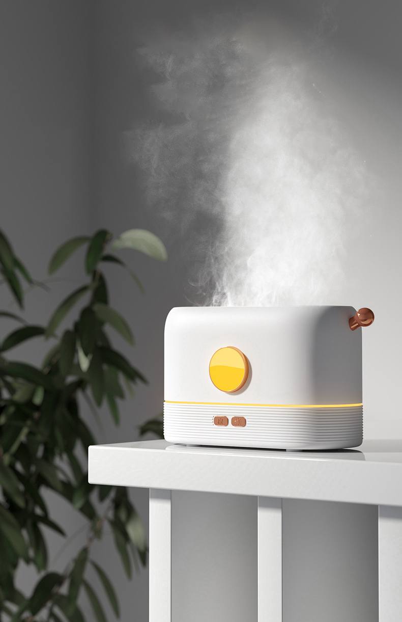 Aromatizador, umidificador e luminária simuladora de chama com entrada USB (modelo 2) Rede Canan