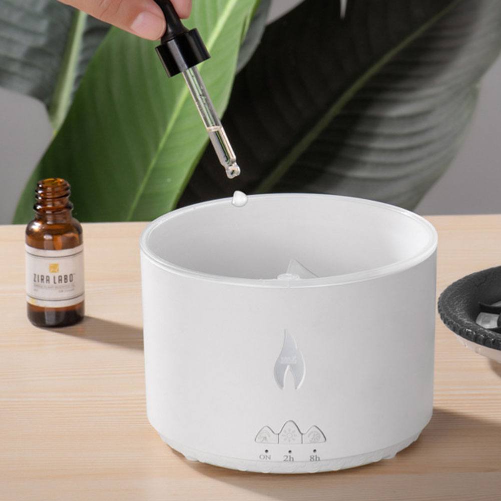 Aromatizador, umidificador e luminária simuladora de vulcão com entrada USB Rede Canan