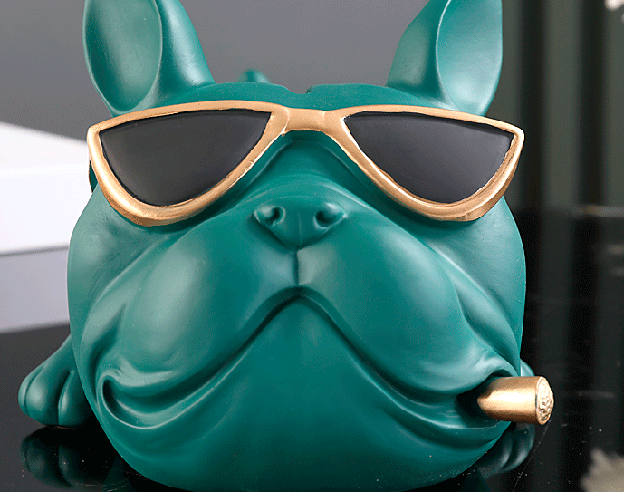 Porta-objetos cachorro buldogue 10 Rede Canan