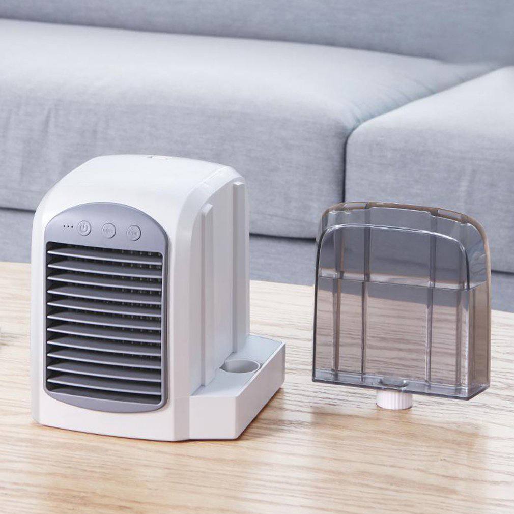 Mini refrigerador/ar condicionado/ventilador portátil com entrada USB (modelo 2) Rede Canan