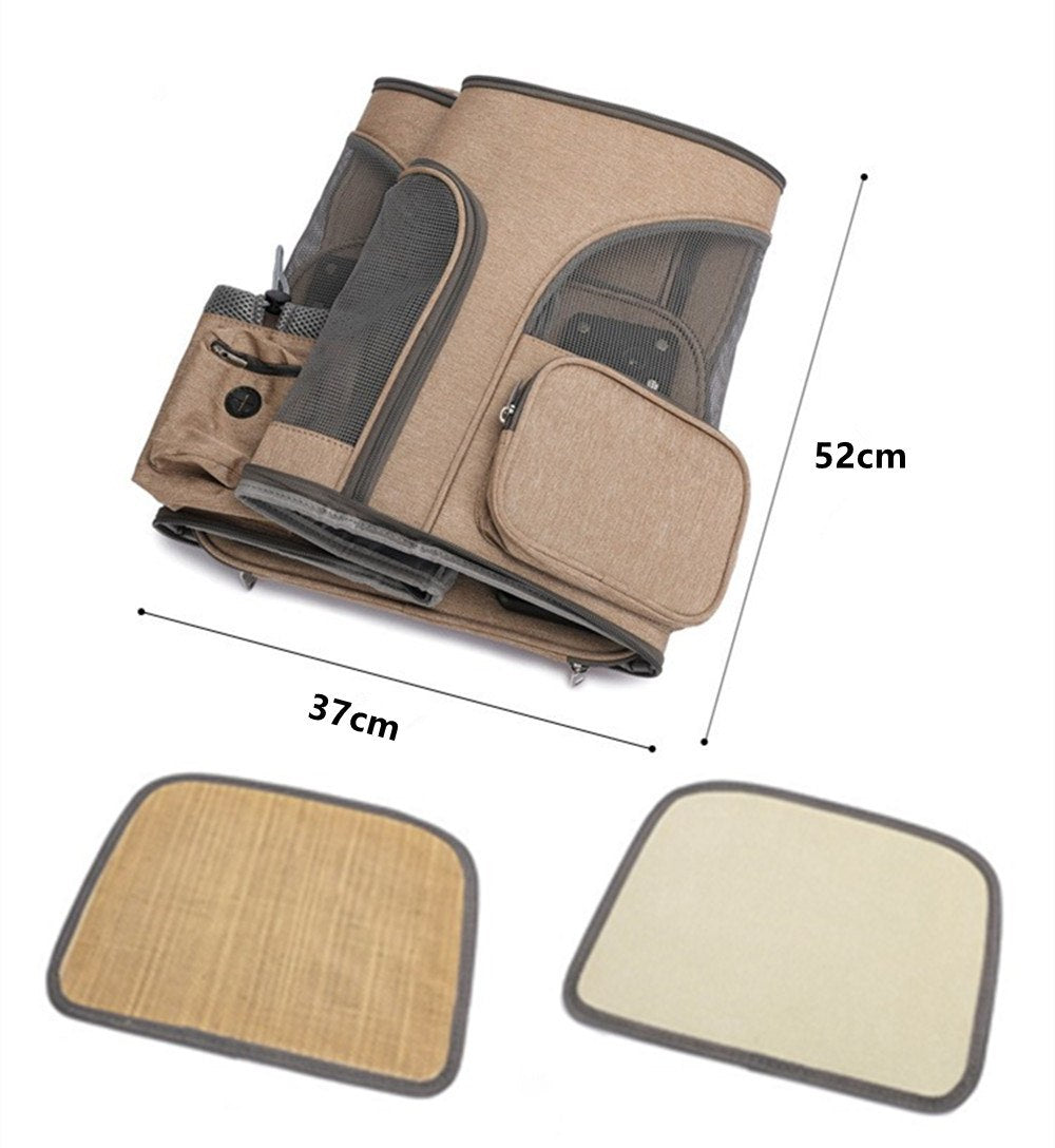 Mochila-carrinho para pet Rede Canan