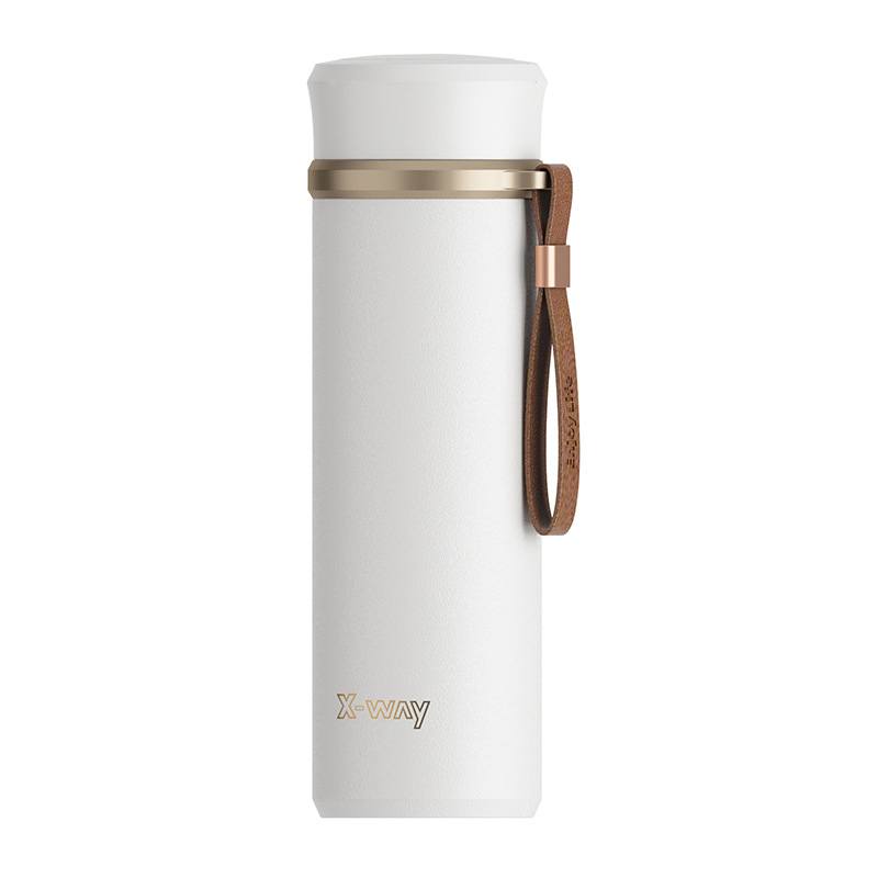 Garrafa térmica inox à prova de vazamento 450ml Rede Canan