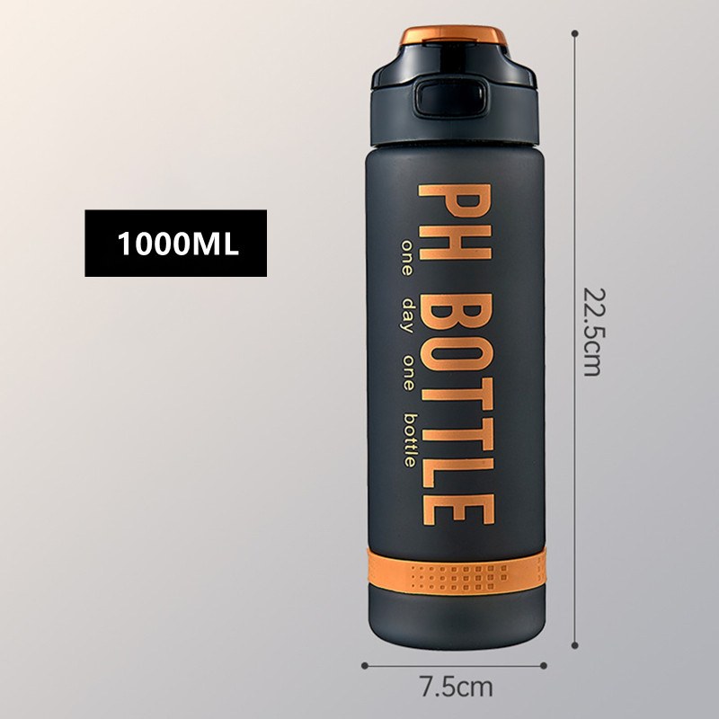 Garrafa de água à prova de vazamento 1000ml/2200ml Rede Canan