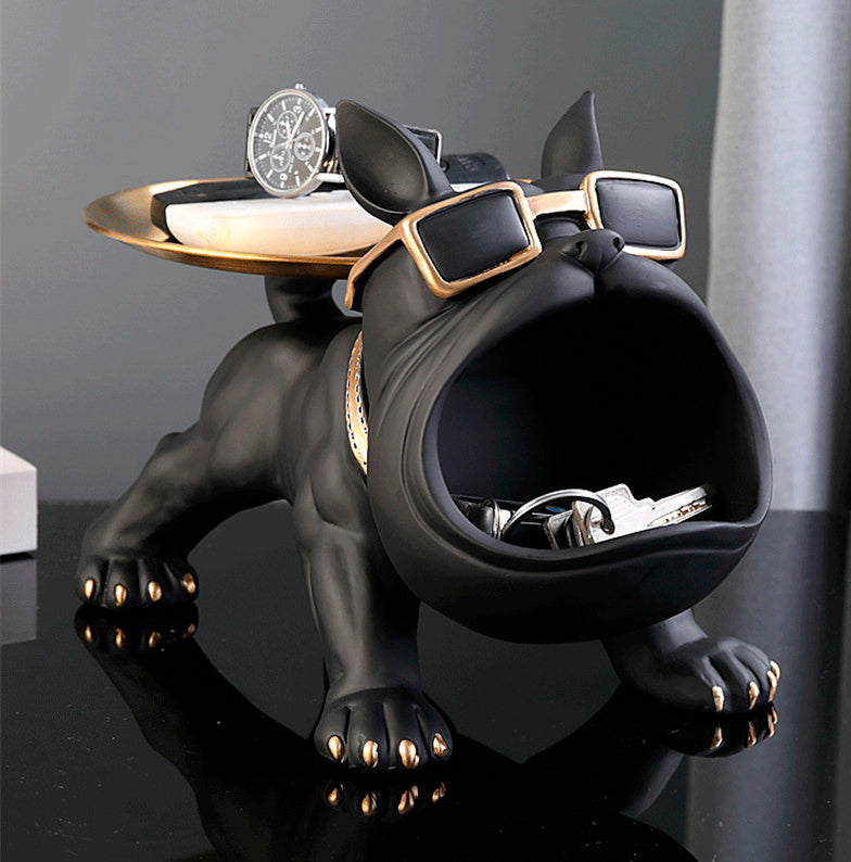 Porta-objetos cachorro buldogue 7 Rede Canan
