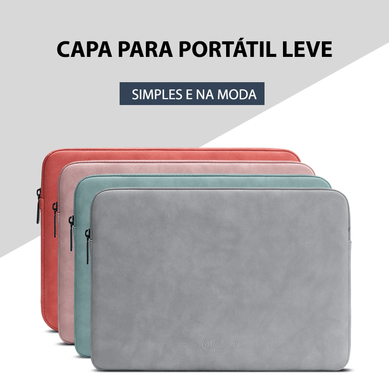 Pasta para notebook à prova d'água 13/14/15,4/15,6 polegadas e bolsa para carregador - Rede Canan