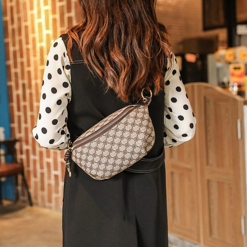 Bolsa feminina pochete transversal coleção luxo (modelo 2) Rede Canan