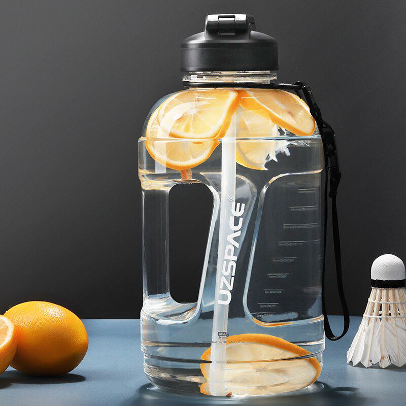 Garrafa de água à prova de vazamento 1600ml/2300ml Rede Canan