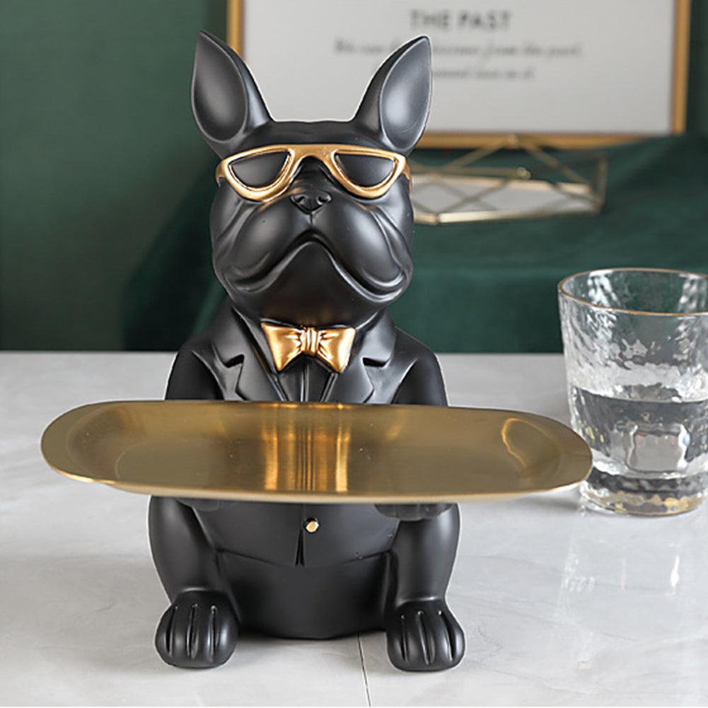 Porta-objetos cachorro buldogue 2 - Rede Canan