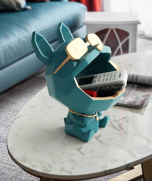 Porta-objetos cachorro buldogue 8 Rede Canan