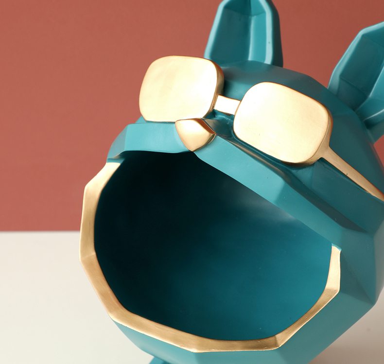 Porta-objetos cachorro buldogue 8 Rede Canan