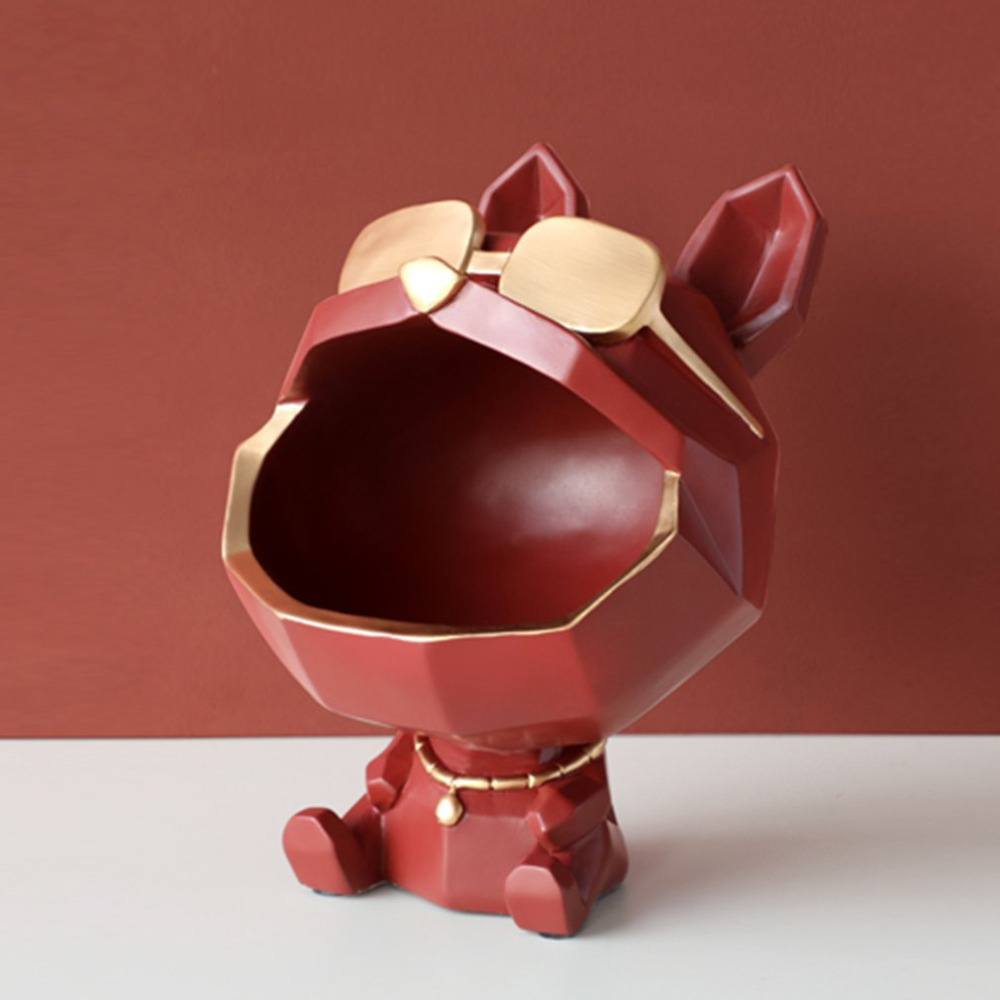 Porta-objetos cachorro buldogue 8 Rede Canan