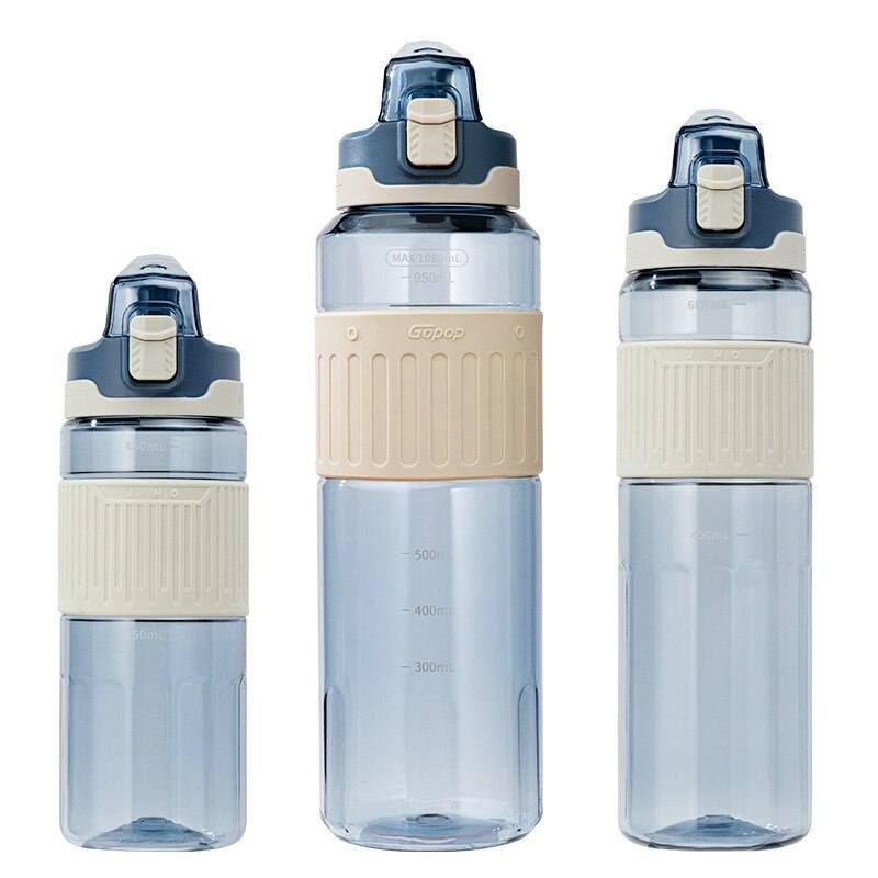 Garrafa de água à prova de vazamento 550ml/750ml/1080ml Rede Canan