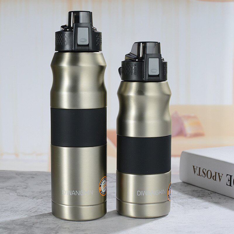Garrafa térmica inox à prova de vazamento 500ml/680ml Rede Canan
