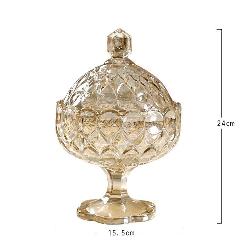 Pote de vidro para itens diversos (modelo 2) Rede Canan