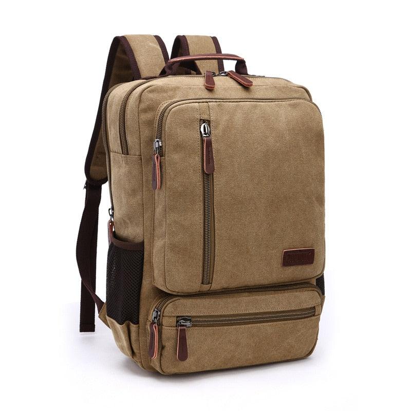 Mochila de lona 35l com compartimento para notebook - Rede Canan