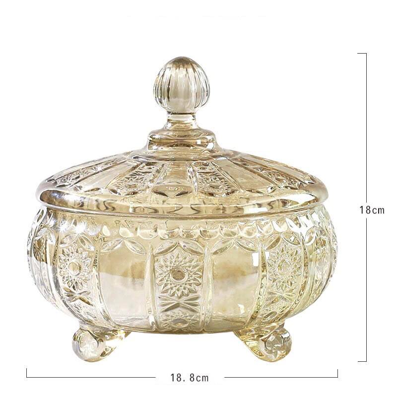 Pote de vidro para itens diversos (modelo 2) Rede Canan