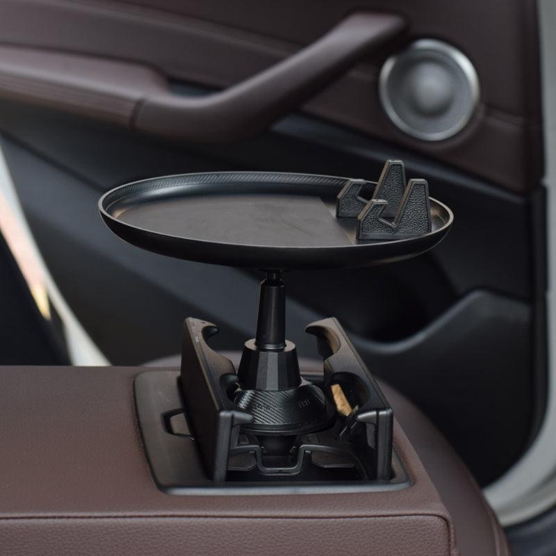 Bandeja para carro ajustável e com suporte de celular acoplado - Rede Canan