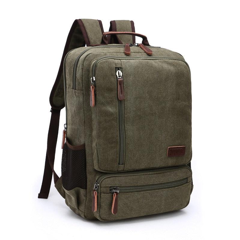 Mochila de lona 35l com compartimento para notebook - Rede Canan