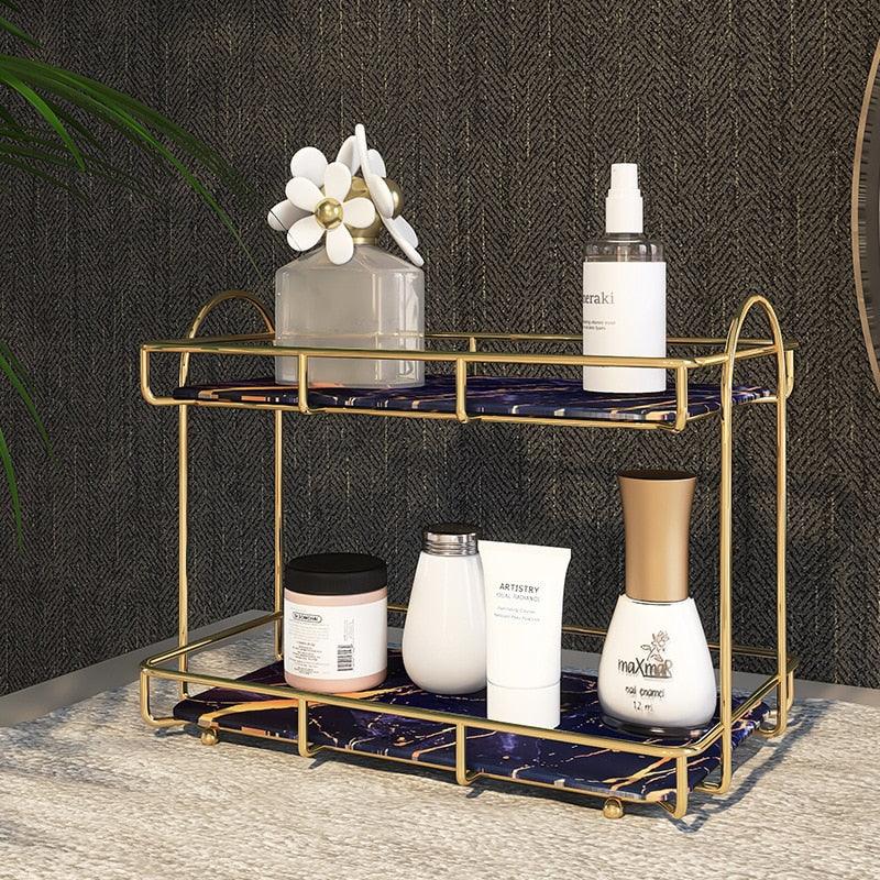 Bandeja organizadora para maquiagem/cosméticos/perfumes 1 ou 2 camadas - Rede Canan