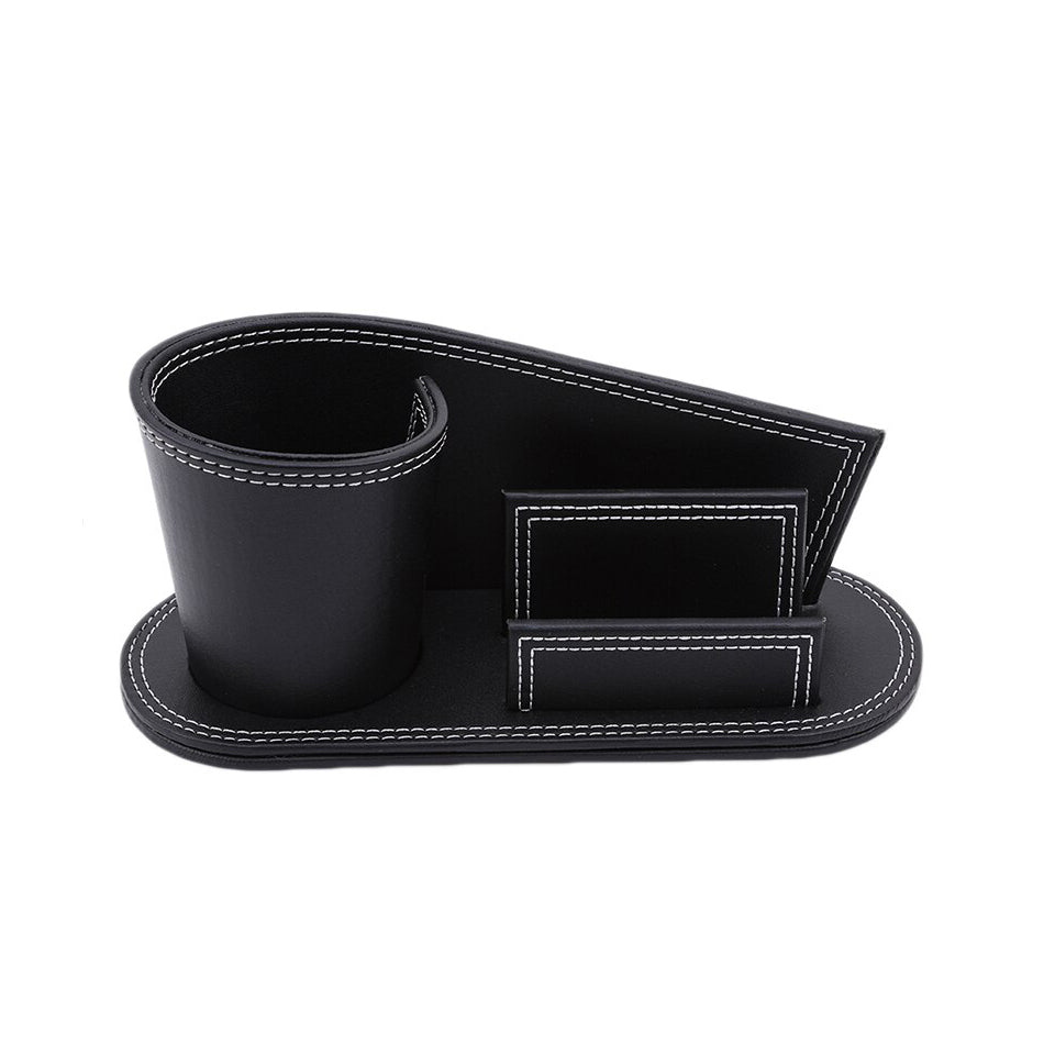 Organizador com porta-cartões e porta-lápis e caneta para escritório (modelo 2) Rede Canan