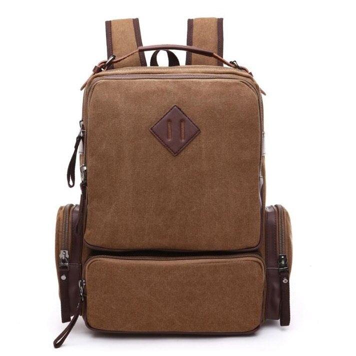 Mochila de lona 25l com compartimento para notebook - Rede Canan