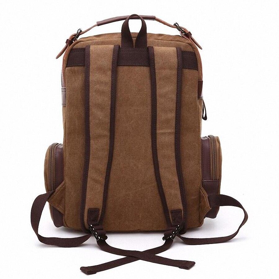 Mochila de lona 25l com compartimento para notebook - Rede Canan