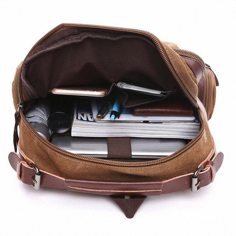 Mochila de lona 25l com compartimento para notebook - Rede Canan