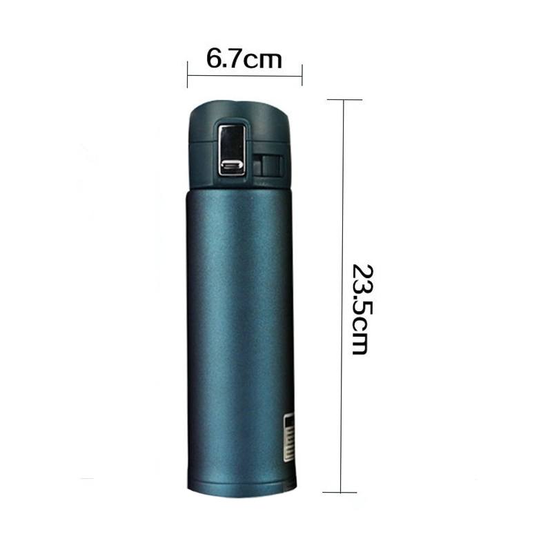Garrafa térmica inox à prova de vazamento 500ml Rede Canan