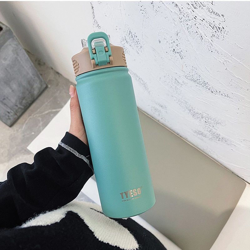 Garrafa térmica inox à prova de vazamento 530ml/750ml Rede Canan