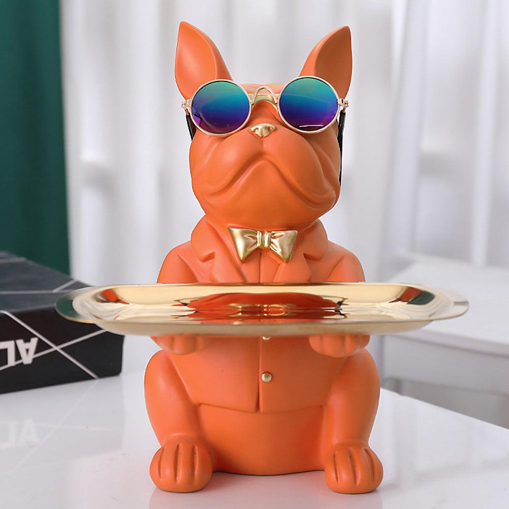 Porta-objetos cachorro buldogue 2 - Rede Canan