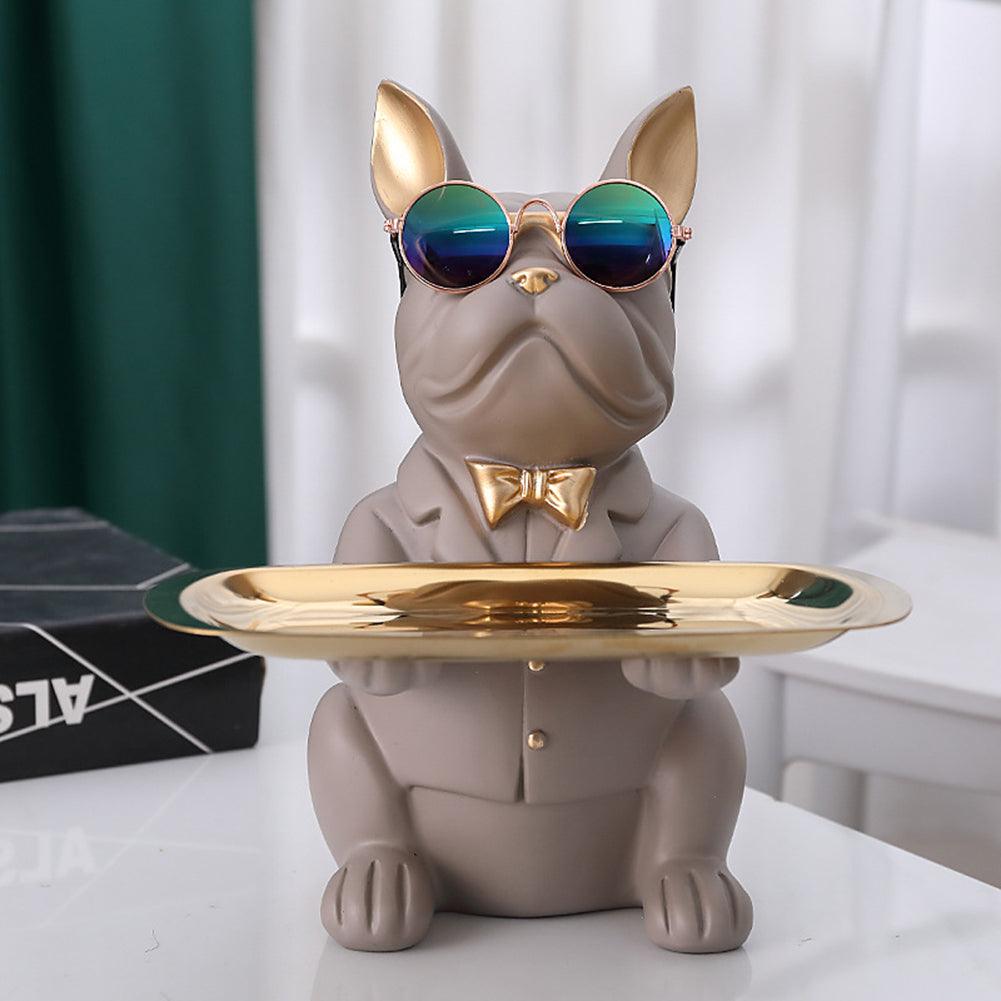 Porta-objetos cachorro buldogue 2 - Rede Canan