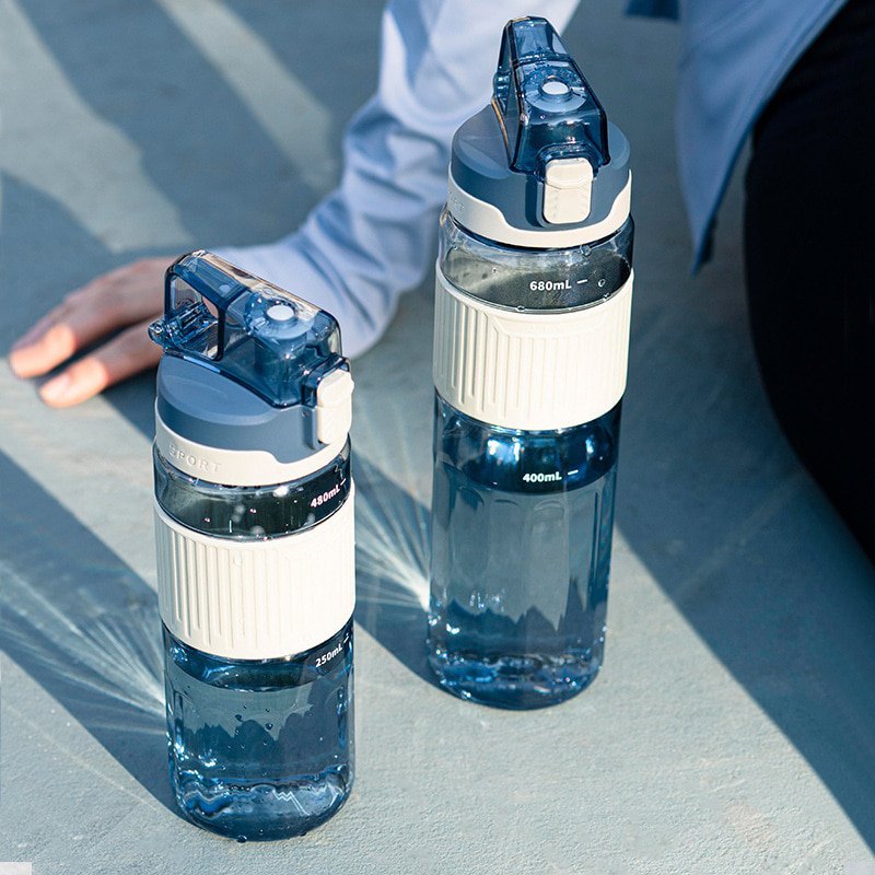 Garrafa de água à prova de vazamento 550ml/750ml/1080ml Rede Canan