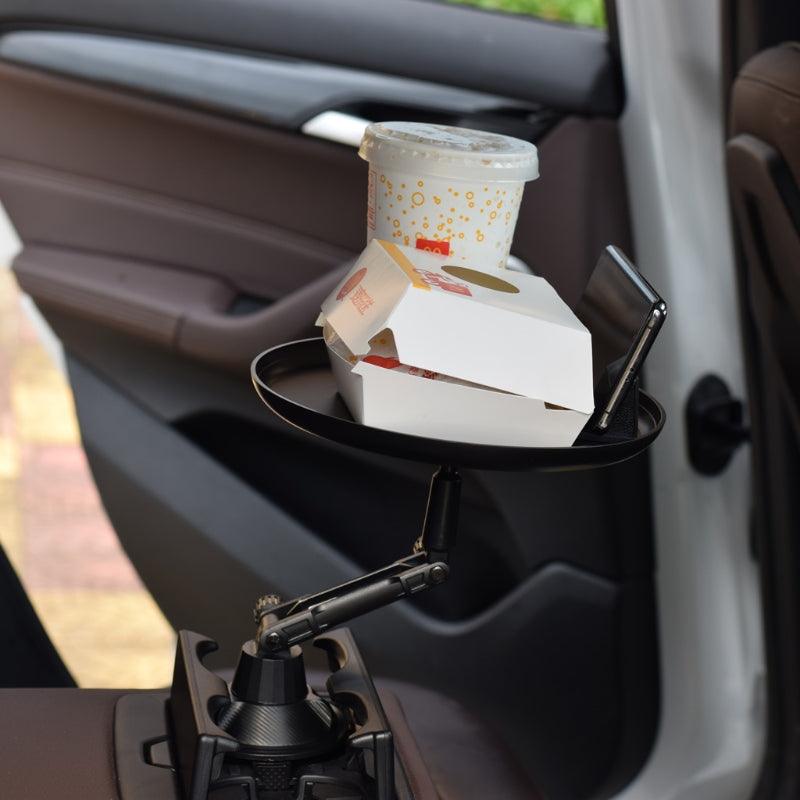 Bandeja para carro ajustável e com suporte de celular acoplado - Rede Canan