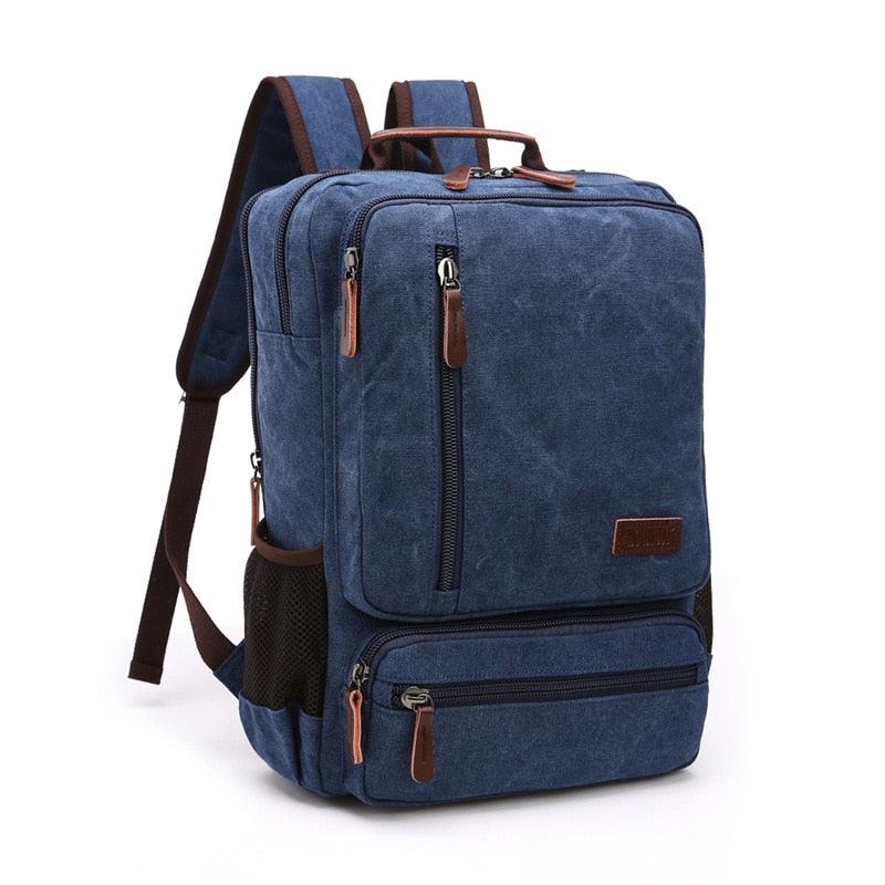 Mochila de lona 35l com compartimento para notebook - Rede Canan