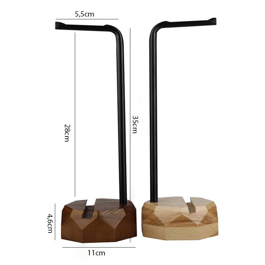 Suporte para fone de ouvido headset (modelo 6) Rede Canan