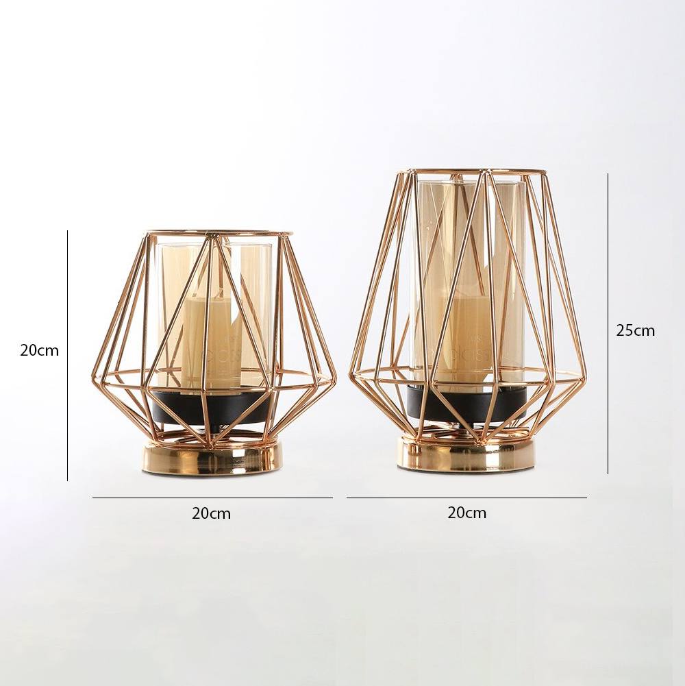 Vaso de vidro sofisticado para planta (modelo 15) Rede Canan