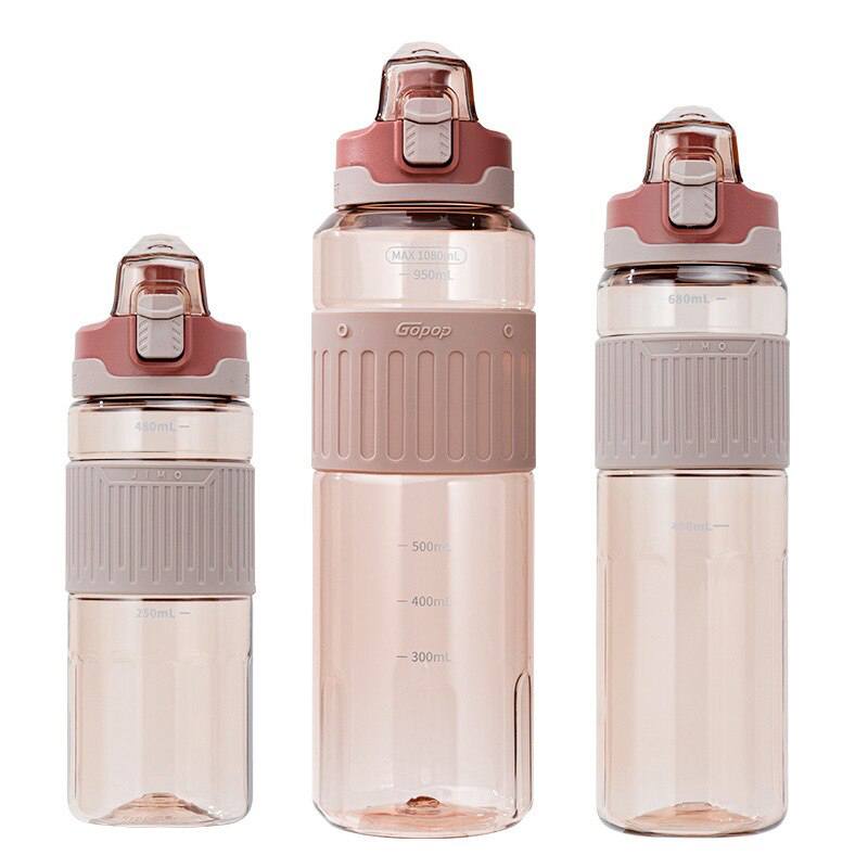 Garrafa de água à prova de vazamento 550ml/750ml/1080ml Rede Canan