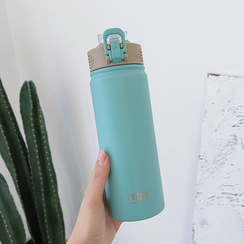 Garrafa térmica inox à prova de vazamento 530ml/750ml Rede Canan