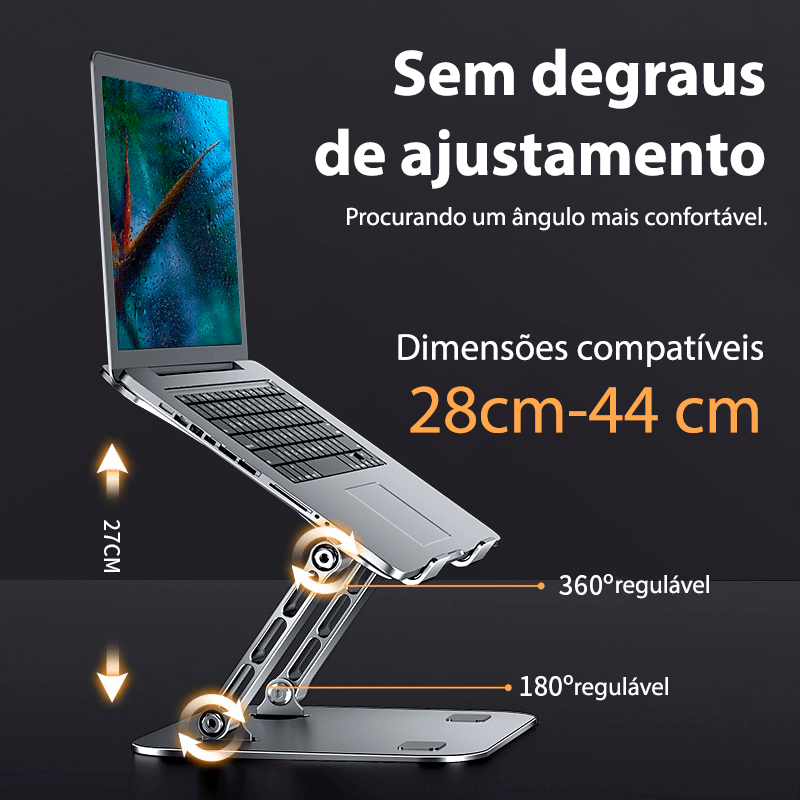 Suporte de elevação ajustável para notebook - Rede Canan