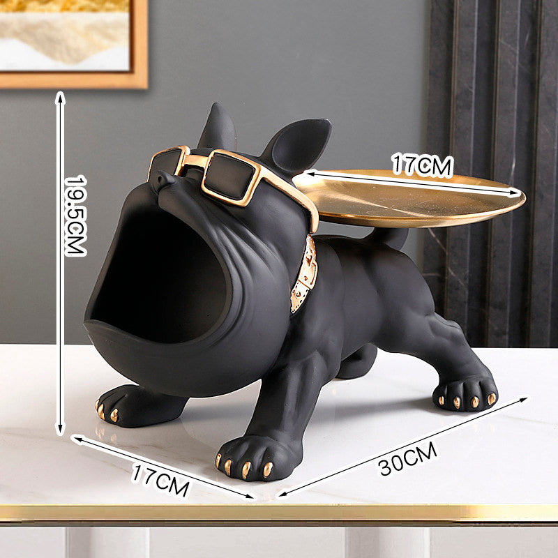 Porta-objetos cachorro buldogue 7 Rede Canan