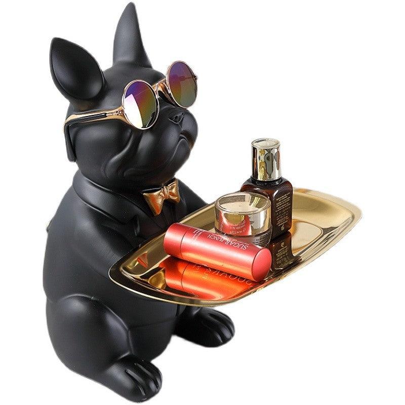 Porta-objetos cachorro buldogue 2 - Rede Canan